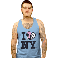 Load image into Gallery viewer, Daily_Deal_Shirts Tank Top, Unisex / Small / Powder Blue Ghostface Loves NY