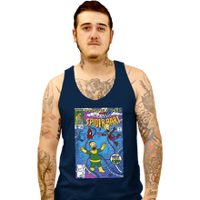 Load image into Gallery viewer, Daily_Deal_Shirts Tank Top, Unisex / Small / Navy Spider-Bart VS D'ohc Ock