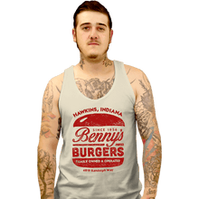 Load image into Gallery viewer, Shirts Tank Top, Unisex / Small / White Benny's Burgers