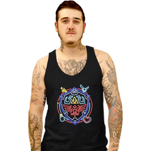 Load image into Gallery viewer, Daily_Deal_Shirts Tank Top, Unisex / Small / Black Neon Shield
