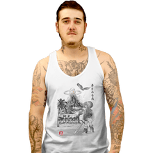 Load image into Gallery viewer, Shirts Tank Top, Unisex / Small / White Link's Awakening Sumi-e