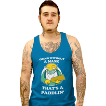 Load image into Gallery viewer, Shirts Tank Top, Unisex / Small / Sapphire Going Without A Mask