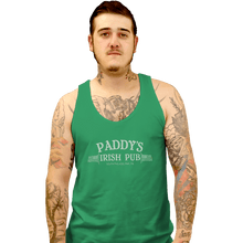 Load image into Gallery viewer, Shirts Tank Top, Unisex / Small / Irish Green Paddy's Pub