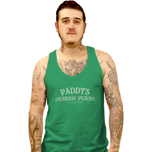 Shirts Tank Top, Unisex / Small / Irish Green Paddy's Pub