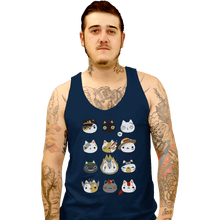 Load image into Gallery viewer, Shirts Tank Top, Unisex / Small / Navy Cosplay Cats