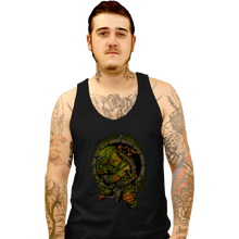 Load image into Gallery viewer, Secret_Shirts Tank Top, Unisex / Small / Black TMNT Mikey