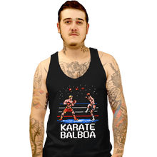 Load image into Gallery viewer, Secret_Shirts Tank Top, Unisex / Small / Black Karate Balboa