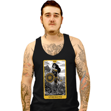 Load image into Gallery viewer, Daily_Deal_Shirts Tank Top, Unisex / Small / Black JL Tarot - Strength