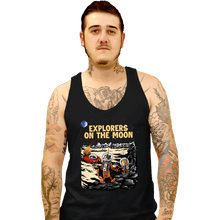 Load image into Gallery viewer, Daily_Deal_Shirts Tank Top, Unisex / Small / Black Explorers On The Moon