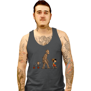 Shirts Tank Top, Unisex / Small / Charcoal Galactic Evolution