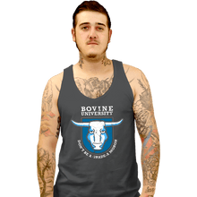 Load image into Gallery viewer, Daily_Deal_Shirts Tank Top, Unisex / Small / Charcoal Bovine University