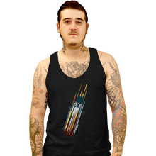 Load image into Gallery viewer, Daily_Deal_Shirts Tank Top, Unisex / Small / Black At Warp Speed