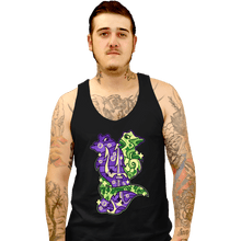 Load image into Gallery viewer, Shirts Tank Top, Unisex / Small / Black Magical Silhouettes - Flotsam and Jetsam