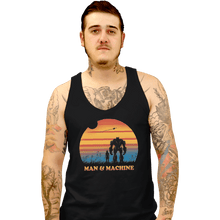 Load image into Gallery viewer, Shirts Tank Top, Unisex / Small / Black Robot Feels