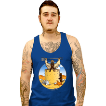Load image into Gallery viewer, Shirts Tank Top, Unisex / Small / Royal Blue Sand Castle People