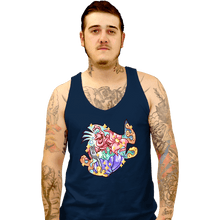 Load image into Gallery viewer, Shirts Tank Top, Unisex / Small / Navy Magical Silhouettes - Flounder
