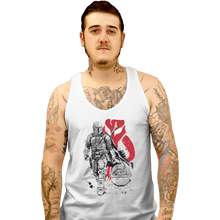 Load image into Gallery viewer, Shirts Tank Top, Unisex / Small / White Lone Hunter And Cub