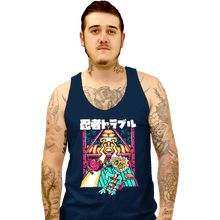 Load image into Gallery viewer, Daily_Deal_Shirts Tank Top, Unisex / Small / Navy Ninja Trouble