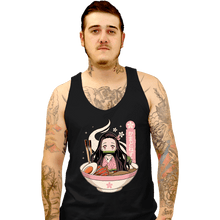 Load image into Gallery viewer, Shirts Tank Top, Unisex / Small / Black Nezuko Ramen