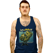 Load image into Gallery viewer, Shirts Tank Top, Unisex / Small / Navy Rash Can Smash