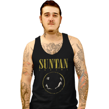 Load image into Gallery viewer, Shirts Tank Top, Unisex / Small / Black Suntan Lotion