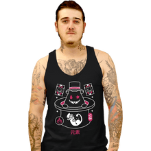 Load image into Gallery viewer, Secret_Shirts Tank Top, Unisex / Small / Black Magician Hat Monster!