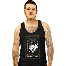 Load image into Gallery viewer, Secret_Shirts Tank Top, Unisex / Small / Black Heartless Tarot Card