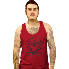 Load image into Gallery viewer, Shirts Tank Top, Unisex / Small / Red My Body Is A Hidden Temple