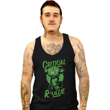 Load image into Gallery viewer, Secret_Shirts Tank Top, Unisex / Small / Black Critical Rollie