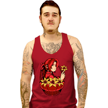 Load image into Gallery viewer, Shirts Tank Top, Unisex / Small / Red Flower Girl