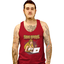 Load image into Gallery viewer, Shirts Tank Top, Unisex / Small / Red She Rants