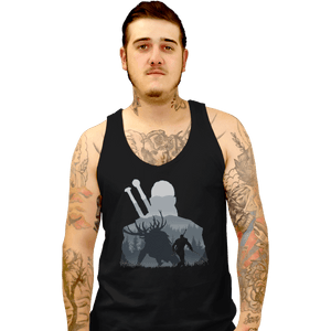 Shirts Tank Top, Unisex / Small / Black The Witcher - Hunter