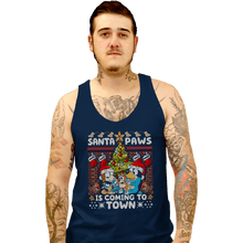 Load image into Gallery viewer, Daily_Deal_Shirts Tank Top, Unisex / Small / Navy Santa Paws Bluey Sweater