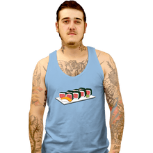 Load image into Gallery viewer, Daily_Deal_Shirts Tank Top, Unisex / Small / Powder Blue Rock Rolls