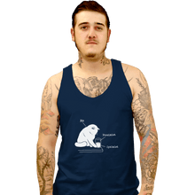Load image into Gallery viewer, Shirts Tank Top, Unisex / Small / Navy Glass Graphic