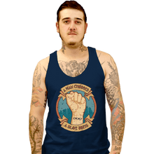 Load image into Gallery viewer, Shirts Tank Top, Unisex / Small / Navy A Man Chooses A Slave Obeys