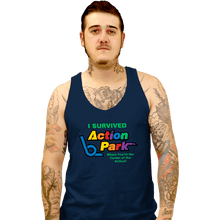 Load image into Gallery viewer, Secret_Shirts Tank Top, Unisex / Small / Navy Action Park Survivor