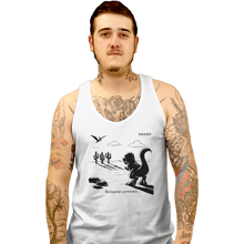 Load image into Gallery viewer, Shirts Tank Top, Unisex / Small / White T-Rex Run