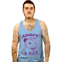 Load image into Gallery viewer, Shirts Tank Top, Unisex / Small / Powder Blue Adopt A Cat
