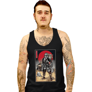 Daily_Deal_Shirts Tank Top, Unisex / Small / Black Lone Ronin And Cub