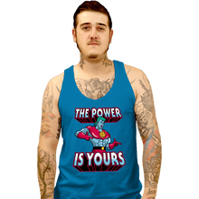 Load image into Gallery viewer, Shirts Tank Top, Unisex / Small / Sapphire The Power Is Yours