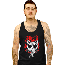 Load image into Gallery viewer, Shirts Tank Top, Unisex / Small / Black Black Metal Cat