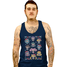 Load image into Gallery viewer, Shirts Tank Top, Unisex / Small / Navy A Senshi Family Christmas