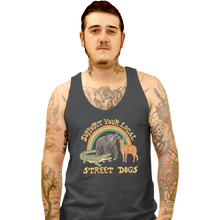 Load image into Gallery viewer, Shirts Tank Top, Unisex / Small / Charcoal Street Dogs