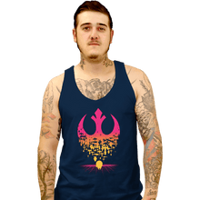 Load image into Gallery viewer, Daily_Deal_Shirts Tank Top, Unisex / Small / Navy Fractured Rebellion 1984