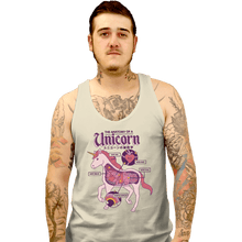 Load image into Gallery viewer, Shirts Tank Top, Unisex / Small / White Unicorn Anatomy