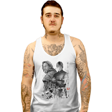 Load image into Gallery viewer, Shirts Tank Top, Unisex / Small / White Old And Young Jedi
