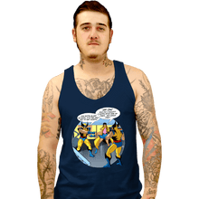 Load image into Gallery viewer, Secret_Shirts Tank Top, Unisex / Small / Navy Will the Real Wolverine Please Stand Up