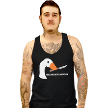 Load image into Gallery viewer, Shirts Tank Top, Unisex / Small / Black Peace Was Never An Option