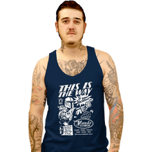 Load image into Gallery viewer, Daily_Deal_Shirts Tank Top, Unisex / Small / Navy Mando Space Lines